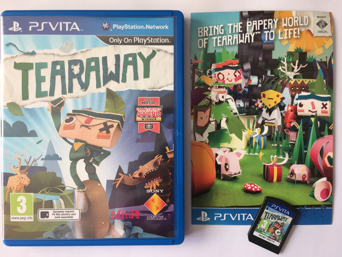 Tearaway (Region Free, Works Worldwide) PS Vita