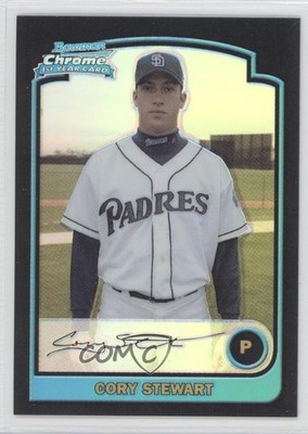 2003 Bowman Draft Chrome Refractor Cory Stewart #BDP103 0a1