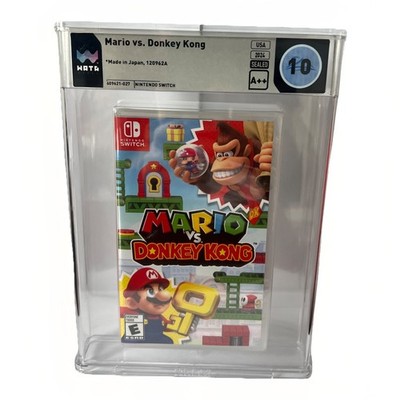 Mario VS Donkey Kong - Nintendo Switch - 1st Print - WATA Graded 10 A++