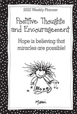 Blue Mountain Arts 2022 Weekly & Monthly Planner "Positive Thoughts and Enco...