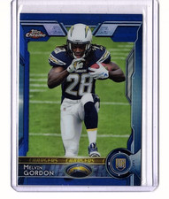 Melvin Gordon RC 2015 Topps Chrome #105 Blue Refractor SP 069/199