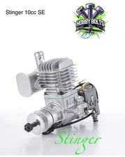 Stinger 10cc SE model RC plane 2Stroke Gas Engine With Exhaust. RCGF Hobby bolts