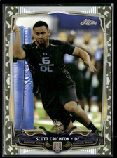 2014 Topps Chrome #176 Scott Crichton Camo Refractors #/499