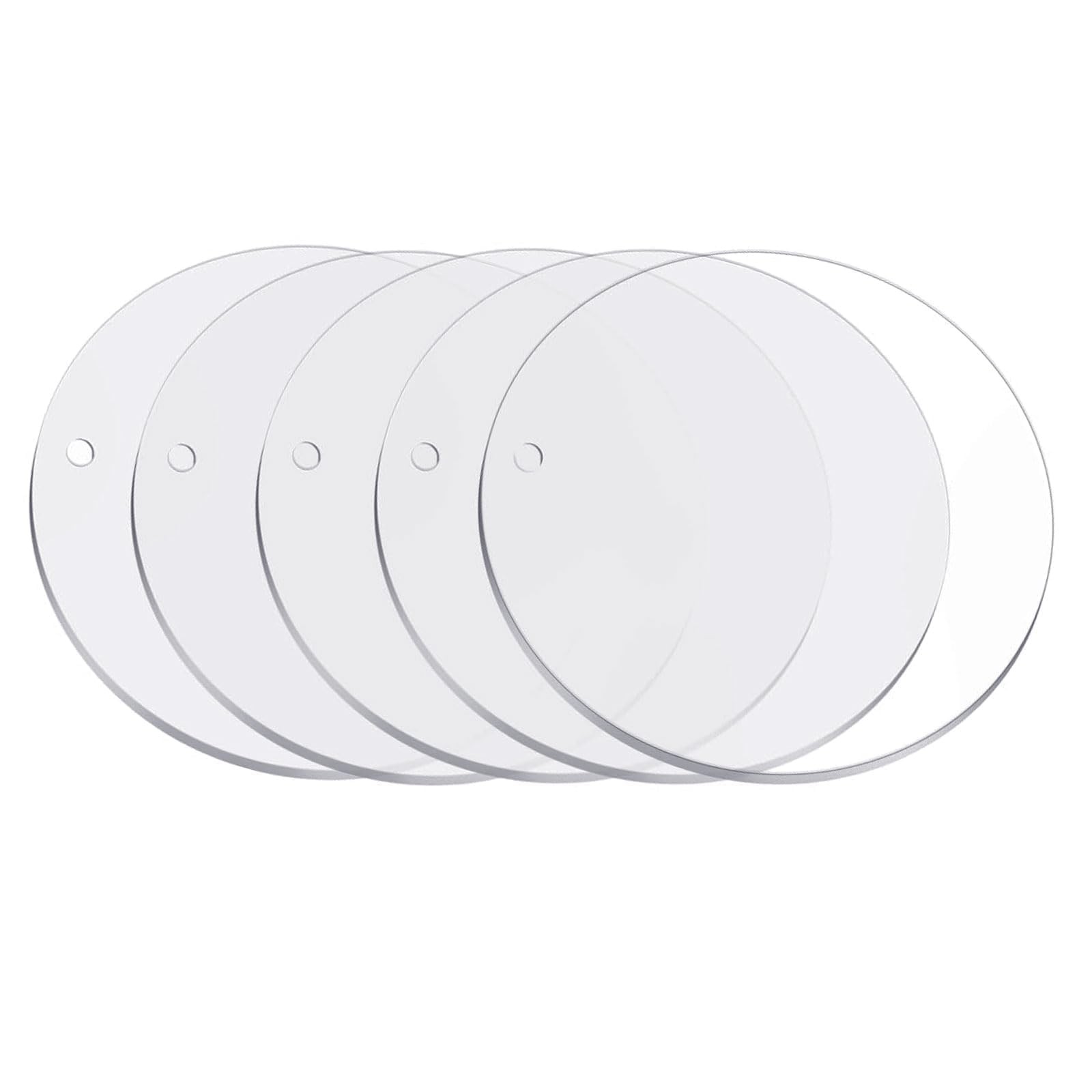 Plaque ronde acrylique de 20 cm pour décorer vos tables de fête et événements