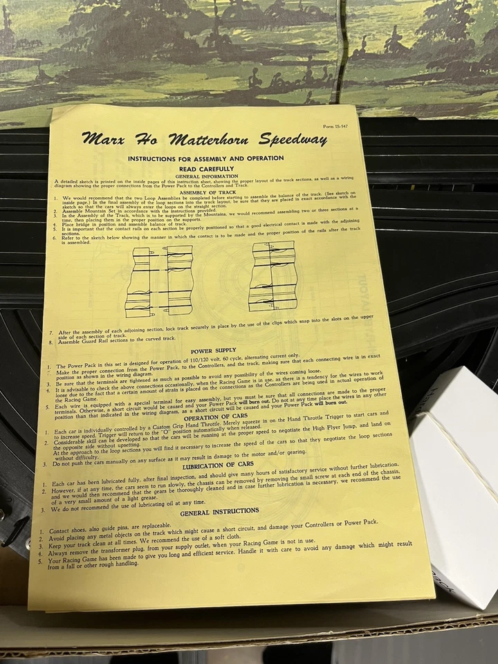 Marx HO Slot Car Set "The Matterhorn" - Image 3 of 4