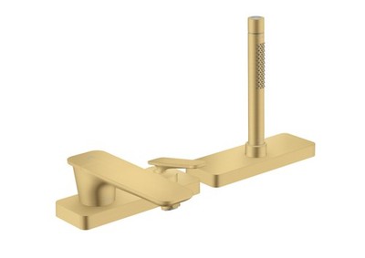 Hansgrohe 3-hole bath mixer sBox 49430250 Brushed Gold Optic