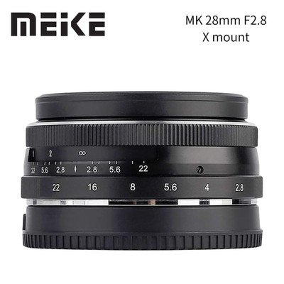 Meike 28mm F2.8 Manual Focus Lens for Fujifilm X-Mount w/Manual from JP