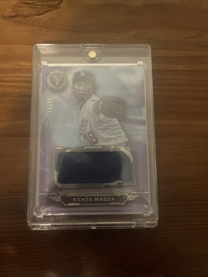 2019 Topps Triple Threads Kenta Maeda Single Jumbo Relic Purple /27