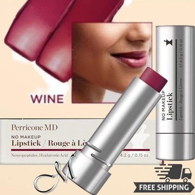 Perricone MD No Makeup Lipstick* ~ Wine / Lie De Vin (Deep Claret) 4.2g NIB $35