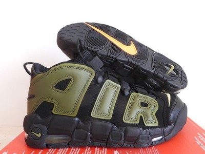 Nike Air More Uptempo 96 Black-Rough Green-Pilgrim Sz 10.5 [DH8011-001]