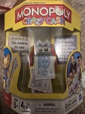 Monopoly Crazy Cash Board Game Hasbro 2011 Ages 5 and