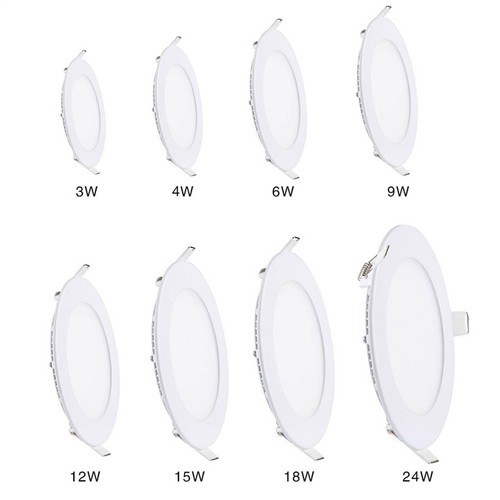 Ultraslim 3W 9W 12W 15W 18W 24W LED Panel Downlight Einbauleuchte Deckenleuchte - Bild 4 von 20