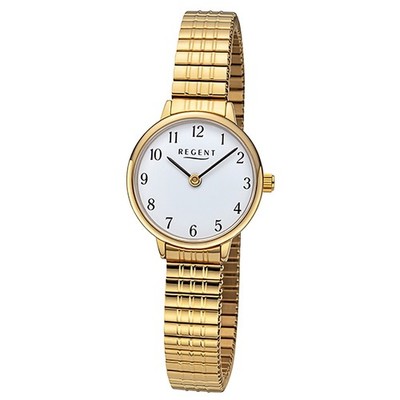 Regent Damen Armbanduhr Analog Edelstahlarmband gold URF1511