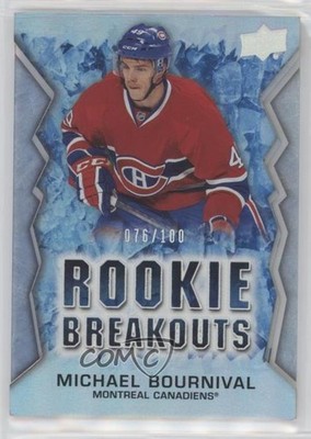2013-14 Upper Deck Rookie Breakouts 76/100 Michael Bournival #RB19 md3