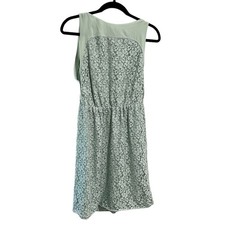 Zara Feminine Mint Green Lined Lace Mini Dress Women Size XS Cottage Coquette