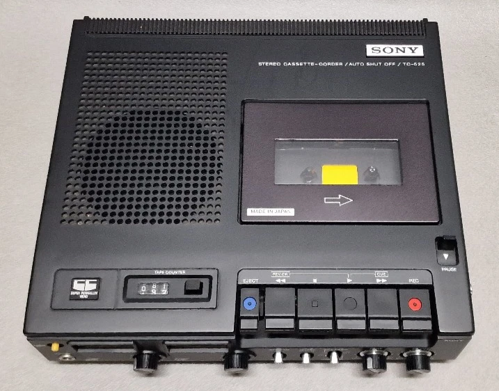 Magnétophone Sony TC-182 Avec Micro F-27 - Vintage Fonctionnel