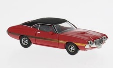 Brekina 18326 1:87 H0 Ford Gran Torino Sport rot/schwarz 1969 NEU OVP