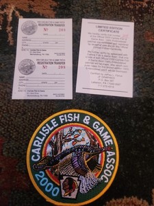 2000 Carlisle Fish & Game Assoc Patch