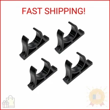 Quluxe Oar Holder, 2 Pair Paddle Clip Holder Oar Keeper Mount Holder for Canoes 