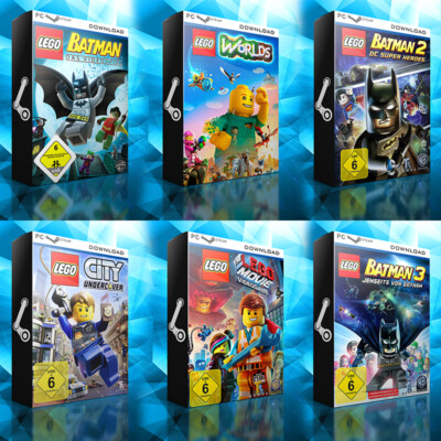 Lego Batman 1-3 / Worlds / City Undercover / The Movie - PC - Steam Key Digital