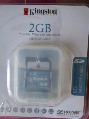 SD Kingston Memory-Card 2GB