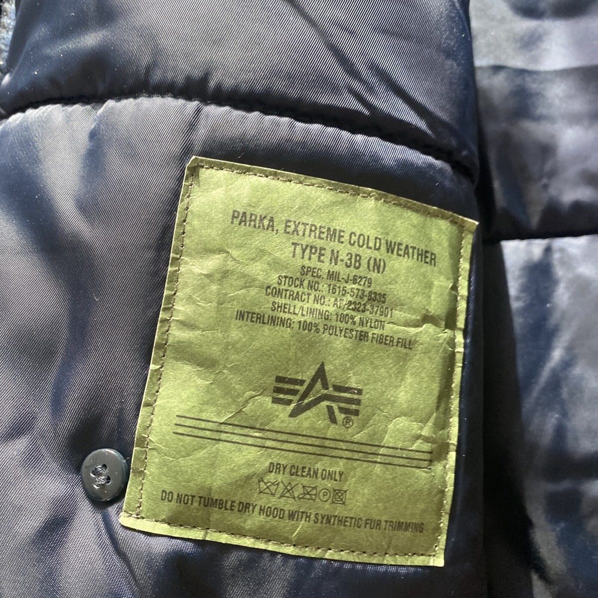 Alpha Industries Slim Fit N-3B(N) Extreme Cold Weather Parka Alpha Industries Slim Fit N-3B(N) Extreme Cold Weather Parka