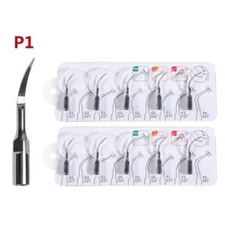 10Pcs Dental Ultrasonic Scaler Perio Tips P1 Fit Woodpecker Cavitron Handpiece