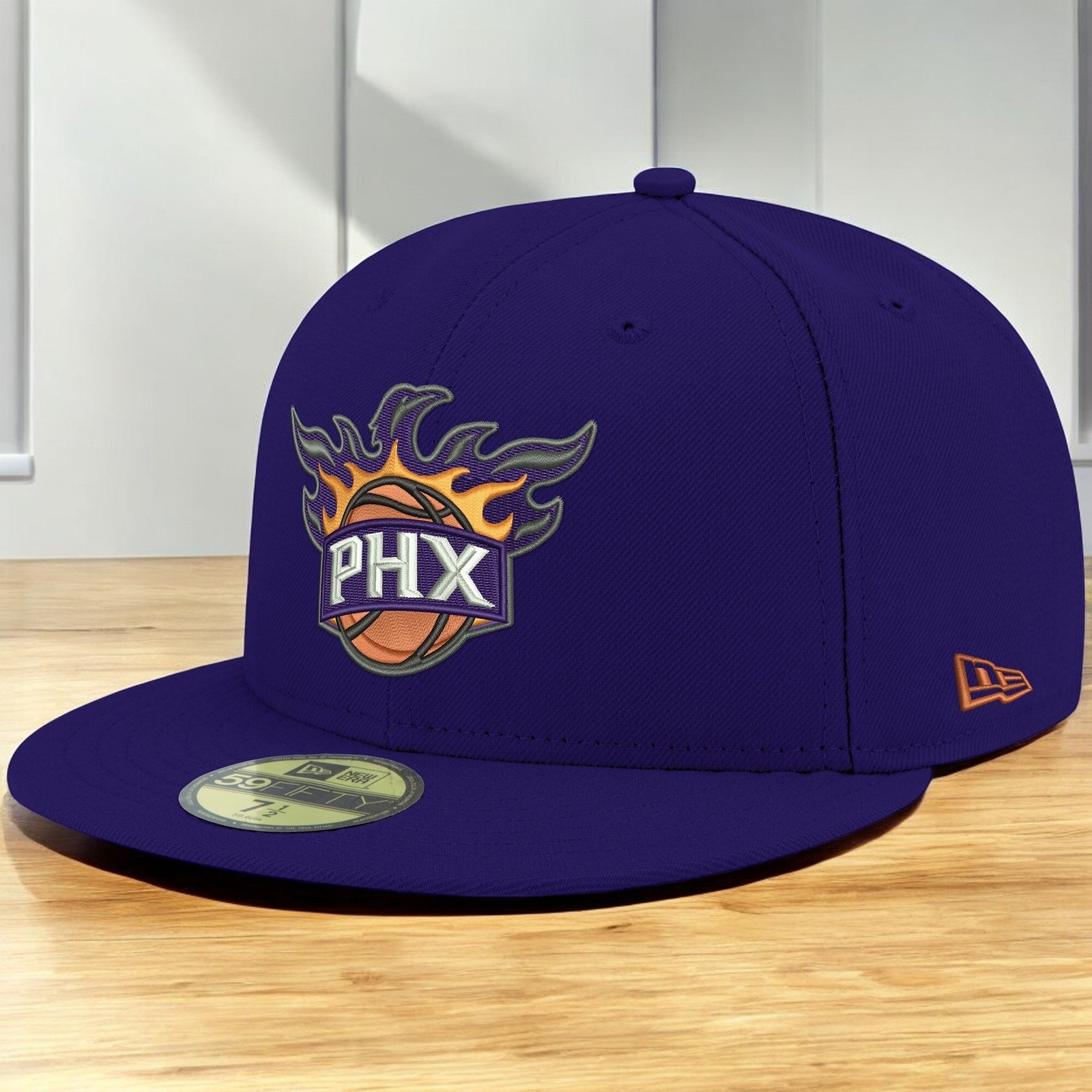 [70343417] МУЖСКИЕ ПРИТАЛЕННЫЕ КРОССОВКИ NEW ERA NBA PHOENIX SUNS 5950 - ФИОЛЕТОВЫЙ