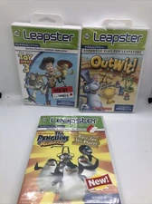 Leapfrog SEALED Lot of 3. Toy Story, Outwit, Penguins