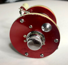 ABU Ambassadeur 2000 Vintage Casting Reel - Red & Ivory - Made in Sweden