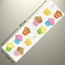 Mrs Grossman's Sticker - CUTIE CUPCAKES STICKER - BIRTHDAY - UP TO 20% OFF!!!