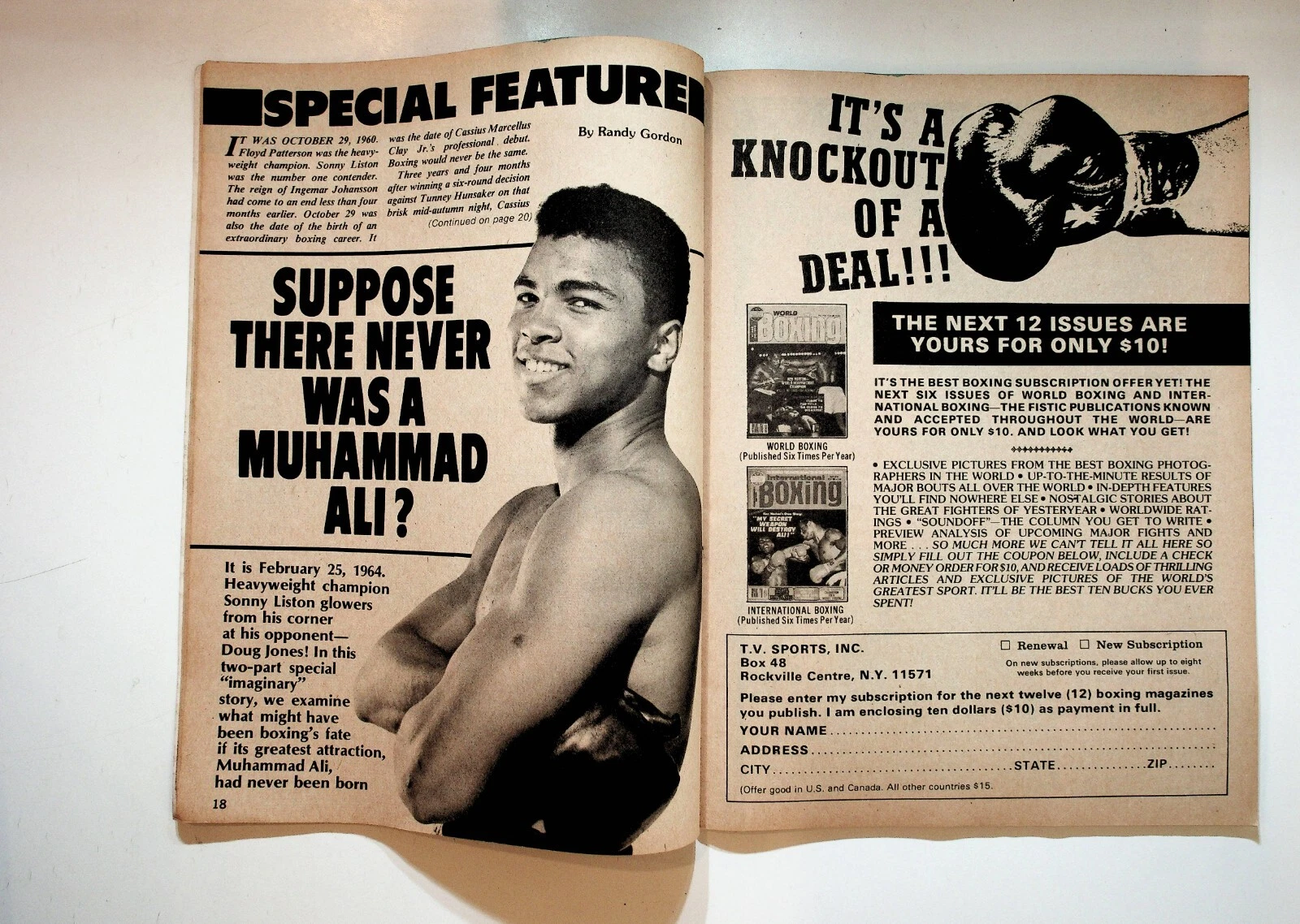 1979 March Big Book Of Boxing Magazine Muhammad Ali Gene Tunney - Picture 4 of 5