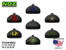 NDZ Glock Polymer Grip Slug Plug for 17 19 22 23 34 Gen 4-5 No Backstraps