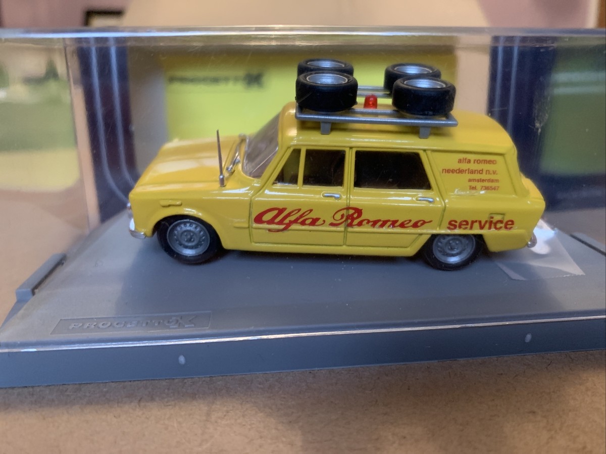 ALFA ROMEO GIULIA S.W 1/43 CAR MODEL ASSISTENZA SERVICE BY