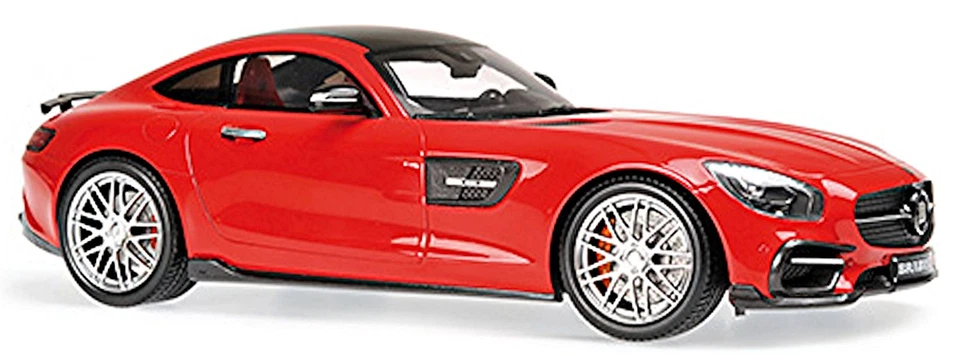 Brabus 600 Coupè 2015 su Base Mercedes AMG Gt / S Rosso 1:18 Minichamps - Immagine 2 di 4
