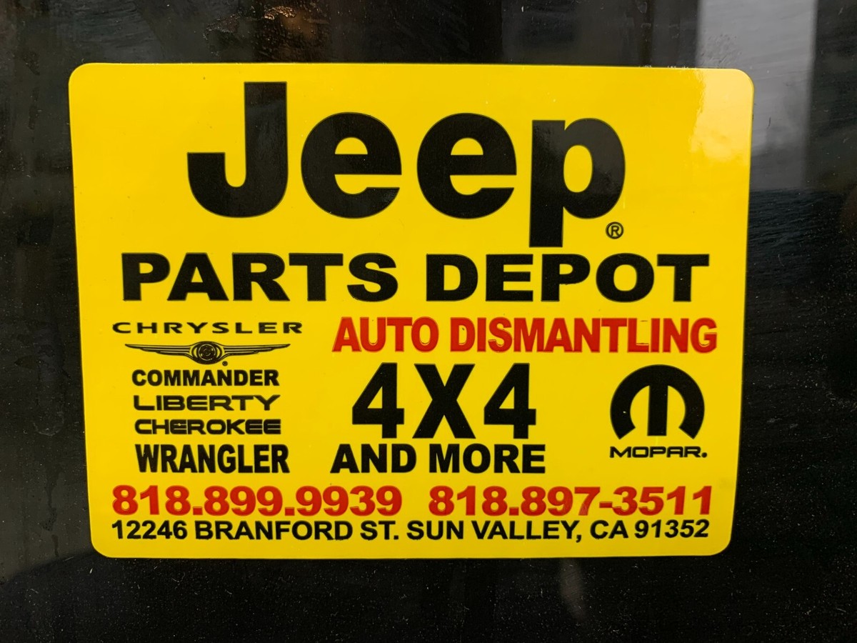 2012 -2018 JEEP WRANGLER JK 4 DOOR FRAME CHASSIS CALIFORNIA NO