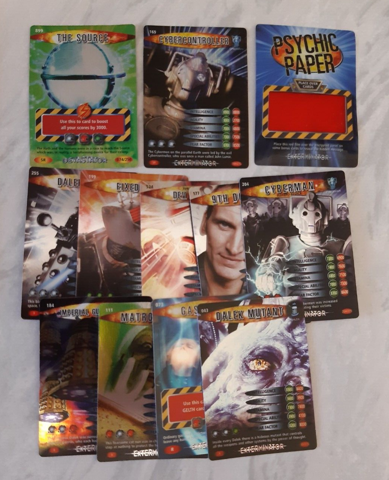 DOCTOR WHO Battles in Time Trading Cards Job Lot 200+ Cards plus R / SR