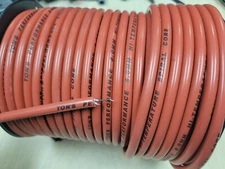 Ton's Performance 8mm Dark RED silicone Spiral Core Spark plug wire By the foot