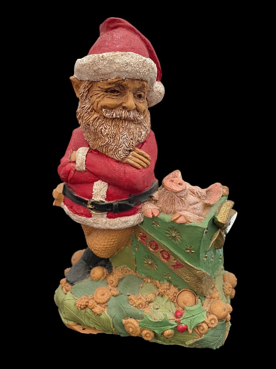 カリン社　Tom Clark製　置物　インテリア　サンタクロース Tom Clark Gnome Cairn Christmas 2007 Cairn Studios Santa Pig