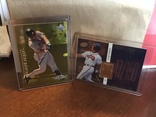 (2)Andres Galarraga cards-Black Diamond Triple /1500 &1998 SPx Finite /3500 