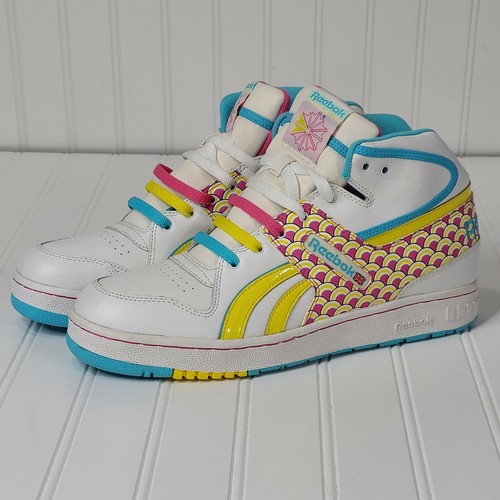 Womens RETRO VTG REEBOK PRO LEGACY SZ 11.5 (43,9) MID BASKETBALL Fish Scale  | eBay