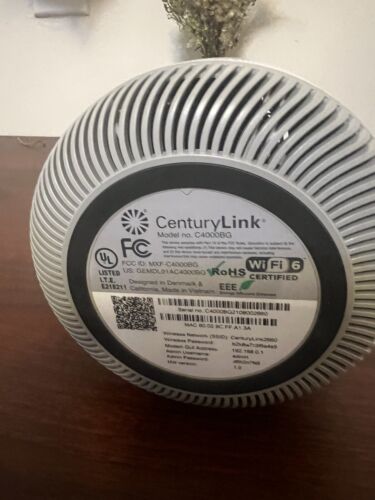 CenturyLink C4000BG Router Wi-fi No Power Supply - Picture 3 of 5
