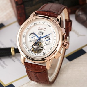JARAGAR F120506 Fashion Automatic Mechanical Watch Stainless Steel Strap  Men Wrist Watch