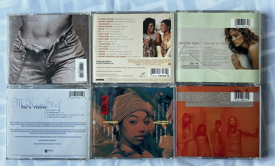 R&B CD Lot Jackson Brandy Destiny’s Child Jennifer Lopez
