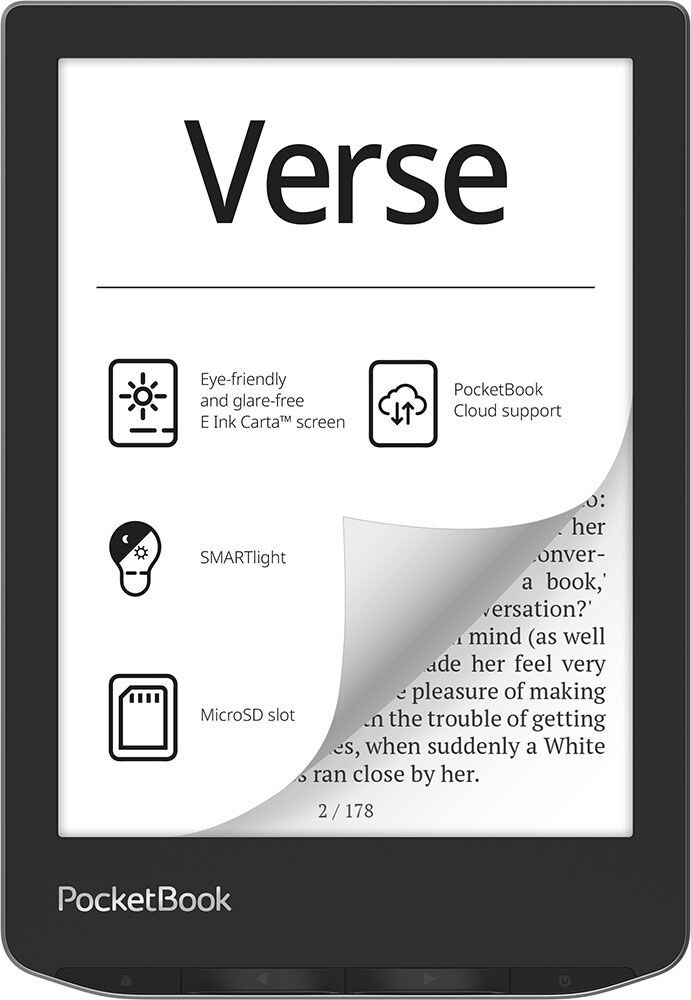 PocketBook Verse 8GB: Eleganza e Versatilità per il tuo Tempo Libero