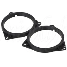 2 x 6.5" Car Speaker Adapter Mount for Automobile's Speaker Repacking Black