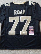 JSA Certified HOF Willie Roaf Autographed Saints replica jersey + FREE shipping!
