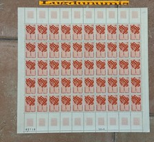 Planche Timbre N° 1716 50 Timbres 1972 40 C. 20e Anniversaire Donneur de Sang
