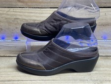 EASY SPIRIT WOMEN CLOG MULE US 5M Brown Gold