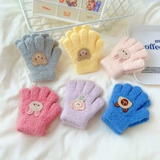 Thicken Velvet Children Baby Gloves Warm Mittens For 1-3 Years Old